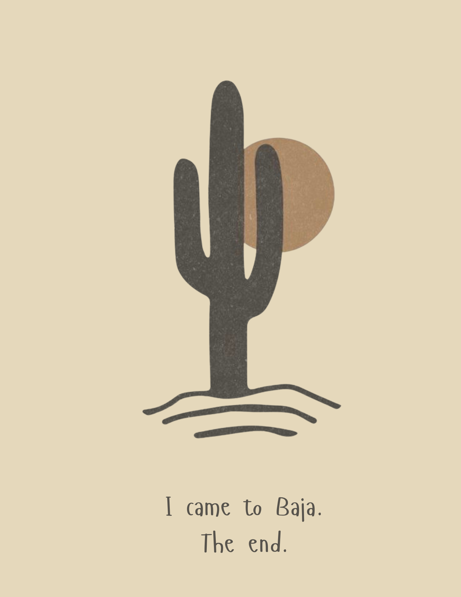 Sunset ocean view in Baja, Mexico